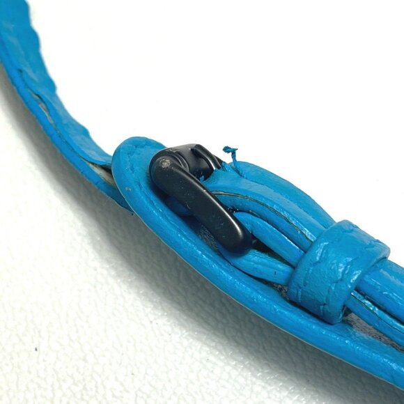 BOTTEGA VENETA Blue Intrecciato Pochette Shoulder Bag - Picture 9 of 15